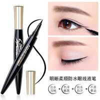 Bút Kẻ Mắt Novo Chống Thấm Nước Chống Mồ Hôi Nhanh Khô Chống lem Dài Không Phai Màu Đen Lót Nữ Sinh 3.5g