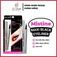 Bút Kẻ Mắt Nước Đậm Cố Định Mistine Maxi Black Ultimate Maximum Không Nhòe, Lâu Trôi, Chống Nước Màu Tím Thái Lan