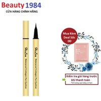 Bút kẻ mắt nước dưỡng mi và chống trôi Helen Waterproof Collagen Pen Eyeliner 0.5g