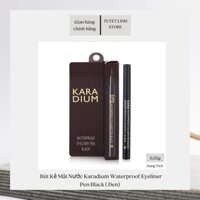 Bút Kẻ Mắt Nước Karadium Waterproof Eyeliner Pen Black ( Đen) - 0.55g