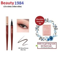 Bút Kẻ Mắt Nước Siêu Lì Sắc Mảnh Vacosi Waterproof Eyeliner Pen 5ml - 02 Màu Nâu