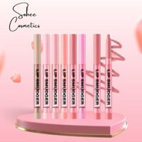 Bút kẻ viền môi Amuse, Chì kẻ môi màu 3D, Son bút chì kẻ vẽ viền môi Amuse Lịp Smuger trẻ trung, chống nước, bền màu