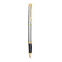 Bút ký cao cấp, Bút dạ Waterman Hemisphere 10 Stainless Steel cài vàng