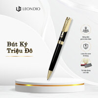 Bút Ký Cao Cấp Leon Dio Lapis Lazuli Black, ngòi 0.7mm, bút bi xoay, khắc tên theo yêu cầu