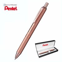 Bút Ký Cao Cấp Pentel BL407 Ngòi 0.7mm Mực Xanh  Thiết Kế Đầu Bấm  Nhiều Màu Vỏ Thời Trang - PG-Thân vàng hồng