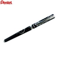 Bút ký cao cấp Pentel K611 ngòi 0.7mm LR7 kèm hộp  Bút gel nước Nhật Bản thiết kế nắp đậy vỏ màu - K611-A1 đen vằn