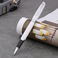 Bút ký cao cấp Picasso 717RW – Trắng (Tặng Ruột xanh + Túi nhung đựng bút ký)