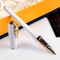 Bút ký cao cấp Picasso 986RW – Trắng (Tặng 1 Ruột xanh + 1 Túi nhung đựng bút)