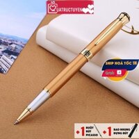 Bút ký dạ bi cao cấp màu vàng Mặt Nạ Châu Phi  Picasso 903RG kèm hộp chính hãng