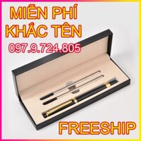 Bút ký Doanh nhân CEO 027, tặng kèm 2 ruột bút mực xanh, ngòi 0.5 m, mực đều mịn, mượt ở mọi góc nghiêng