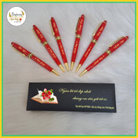 Bút ký khắc tên, bút kim loại xoay khắc tên theo yêu cầu