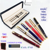 Bút Ký Khắc Tên Theo Yêu Cầu, Bút Bi Vỏ Kim Loại Cao Cấp LURPENS (Tặng Hộp Đựng Bút + 2 Ngòi + Túi)