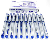 Bút ký Pentel ENERGEL nét bút 0.50.71.0mm màu xanh, đỏ - Nét bút 0.5mm - Xanh