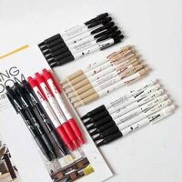 bút ký thiên long official Bút bi 0.7 Kiểu cổ điển Bấm bút bi gốc Đồ dùng văn phòng Bán buôn bút bi 0,5