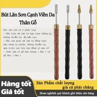 Bút Lăn Sơn Cạnh Da Đồng Thau Thân Gỗ  Dụng Cụ Làm Đồ Da Túi Xách Ví Dây Nịt Thủ Công Handmade DIY