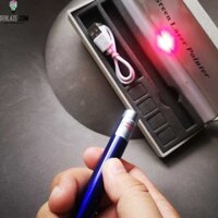 Bút Laser Sạc USB Vỏ  Xanh Dương Tia Đỏ Cao Cấp