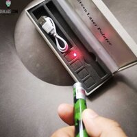 Bút laser vỏ xanh lá Tia Đỏ Sạc USB Cao Cấp