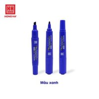 Bút lông dầu không xóa được GX-PM01, 2 đầu bút - Hồng Hà 6668 - Xanh dương