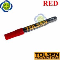 Bút lông dầu màu đỏ Tolsen 42026 dài 143mm