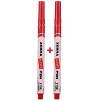 Bút Lông Dầu Name Pen M012A1 - Màu Đỏ Mua 1 Tặng 1 Sản Phẩm Cùng Loại