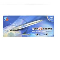 Bút Lông  Dầu TL PM-04 2 đầu Marker 1 hộp 10 cây