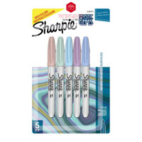 Bút lông dầu vẽ trên mọi chất liệu Sharpie Fine Point 5 màu Pastel cực xinh