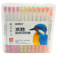 Bút lông hai đầu Marker Baoke - D289  - 36 màu