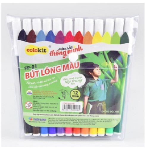 Bút lông màu Thiên Long FP-01 (Vỉ 12 màu)