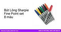 Bút Lông Sharpie Fine Point set 8 màu