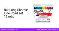 Bút Lông Sharpie Fine Point set 12 màu