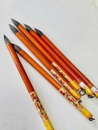 Bút lông thư pháp,vẽ tranh màu nước,vẽ tranh thủy mặc thanh trúc lông cừu cán cam
