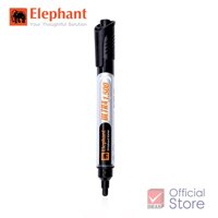 Bút lông viêt bảng trắng, bút viết bảng xóa được ống mực lớn Elephant  - Đen