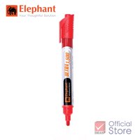 Bút lông viêt bảng trắng, bút viết bảng xóa được ống mực lớn Elephant  - Đỏ