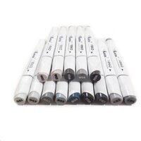 Bút Marker Fine Colour Kuelox Lẻ Tông Màu Xám (1 cây)