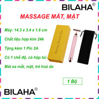 Bút Mát Xa Xóa Bọng Mắt Nâng Cơ Căng Da Mặt Chống Lão Hoá Tặng Kèm Pin AA Rung Mạnh Loại Xịn Tặng Kèm 1 Móc Khoá Official Bilaha