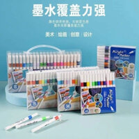 Bút màu acrylic, Bút màu acrylic 60 màu, Bộ bút màu acrylic, Bút vẽ acrylic Màu vẽ tươi sáng vẽ trên mọi chất liệu