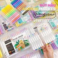 Bút Màu Acrylic Marker Giorgione Vẽ Đa Chất Liệu - Bút Sơn Không Trôi