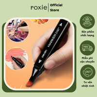 Bút Màu Dạ Marker 2 Đầu Chuyên Nghiệp 48 Màu - Kèm Túi Vải Vẽ Tranh Viết Calligraphy Màu Đậm