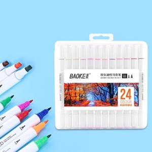Bút màu Marker 24 màu Baoke MP2923-24