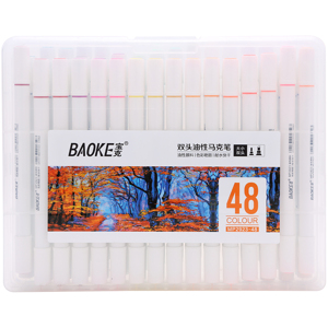 Bút màu Marker 48 màu Baoke MP2923-48