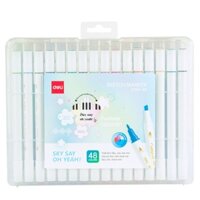 Bút Màu Marker Deli 48 màu CC185-48 (Sơn Tùng M-TP Collection)