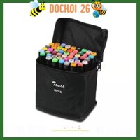 Bút màu marker touch,Bút màu dạ công cụ tô màu vẽ tranh kèm túi vải sang trọng