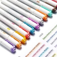 Bút màu mới về, bút dạ huỳnh quang Zebra Nhật Bản, bút highlighter hai đầu màu pastel chính hãng cho sinh viên, ghi chú, bút màu, cờ đánh dấu, cửa hàng chính thức ZEBRA, trang web chính thức