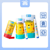 Bút màu nước lông mềm vẽ tranh 12 màu sắc cho bé từ 1 tuổi