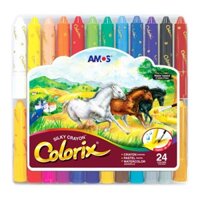 Bút Màu Trang Trí 3 trong 1 Hàn Quốc AMOS Colorix 24 Màu ACX2