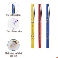Bút máy học sinh Deli - Thiết kế mẫu mã đa dạng, ngòi bút chất lượng cao, màu sắc bắt mắt - CQ896  CQ897 - CQ896,Vàng