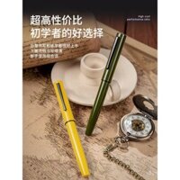 Bút máy Hongdian cho nam, sử dụng cao cấp cho sinh viên, bút thực hành thư pháp với ngòi cong, ngòi mảnh cho nữ, ngòi ẩn tinh tế, bút văn phòng và tài chính cực mảnh, quà tặng hộp mực, giá trị ngoại hình cao, quà tặng C1 Explorer