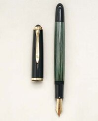 Bút máy Pelikan 400NN Tortoise Green Striped Gunther Wagner 14K F