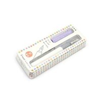 Bút máy Pilot Kakuno - Fine Nib (F - Nét to) - Thân trắng / Nắp tím pastel