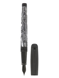 Bút máy S.T. Dupont Line D Large Dark Storm Carbon Fountain Pen 410395L